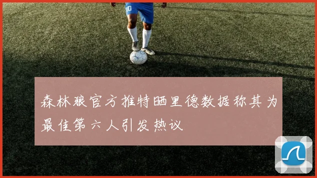 森林狼官方推特晒里德数据称其为最佳第六人引发热议